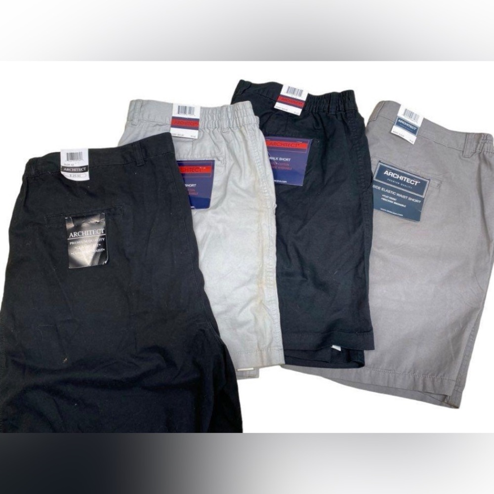 NWT LOT of 4 Men’s Architect Shorts Size 42